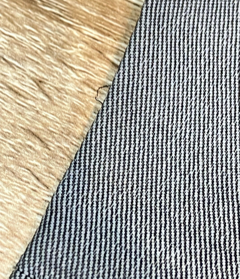 美品 LANVIN collection ノーカラージャケット シルクウールスリーローズ刺繍 フロントボタン 比翼仕立て タグ付き 2411202 レディース SIZE 38 (S)