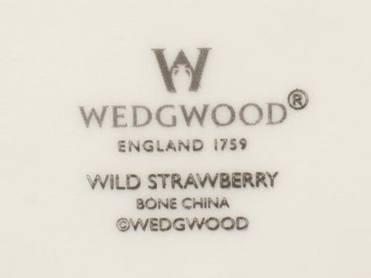 美品 ウエッジウッド オクタゴナルディッシュ 皿 24cm ワイルドストロベリー WEDGWOOD