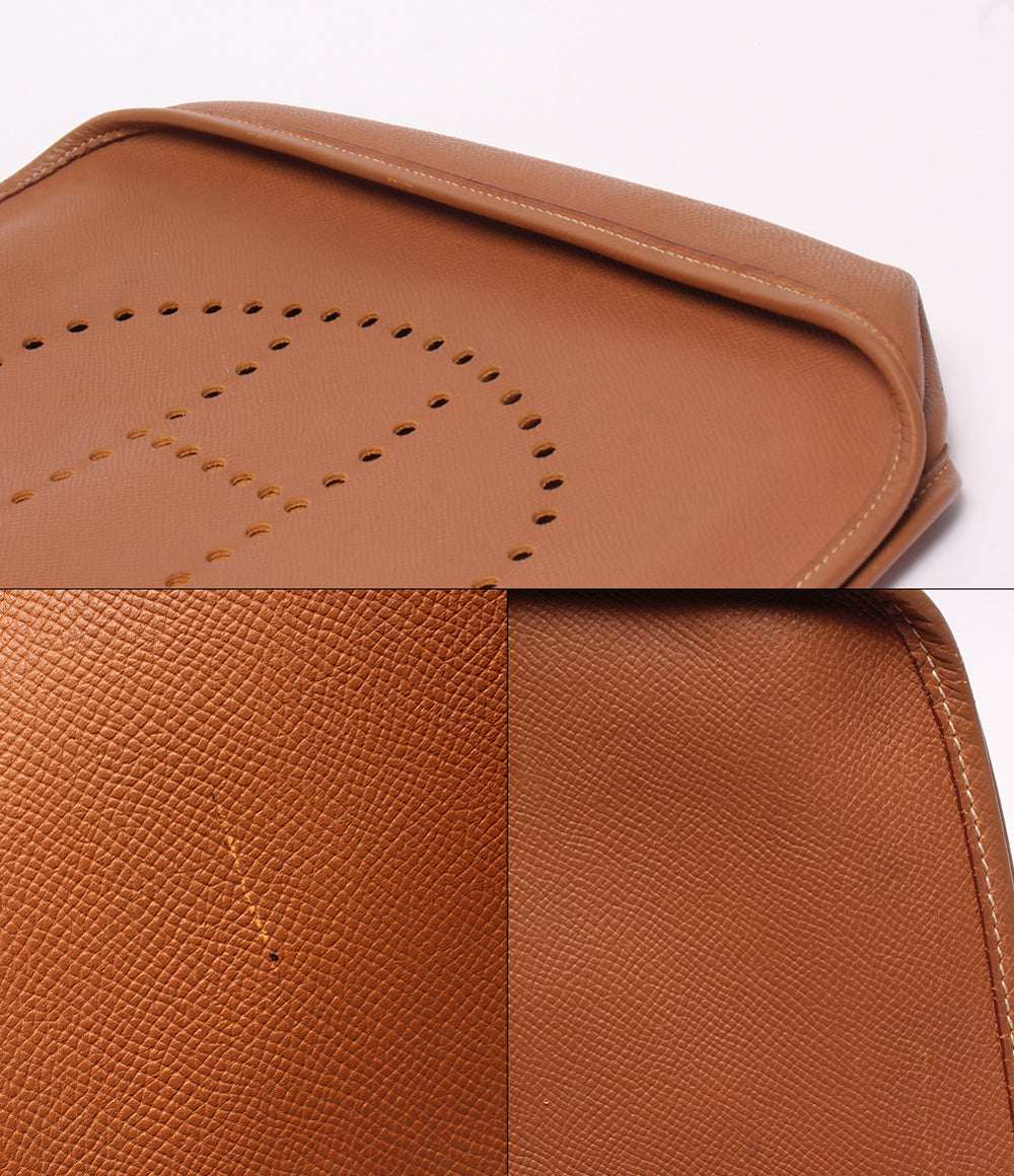 HERMES ショルダーバッグ 肩掛け 斜め掛け ゴールド金具  ▢A刻印 エヴリン I GM レディース エルメス