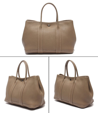 HERMES ハンドバッグ □O刻印 シルバー金具 ガーデンパーティTPM レディース エルメス