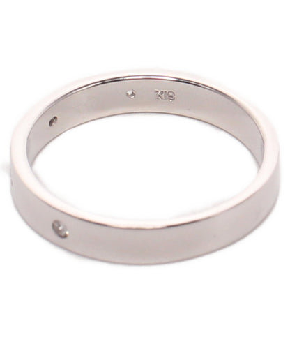 美品 STAR JEWELRY リング 指輪 K18 ダイヤ 0.05ct レディース SIZE 9号 スタージュエリー