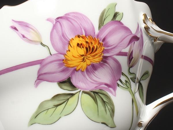 美品 Meissen カップ＆ソーサー ベーシックフラワー クレマチス マイセン