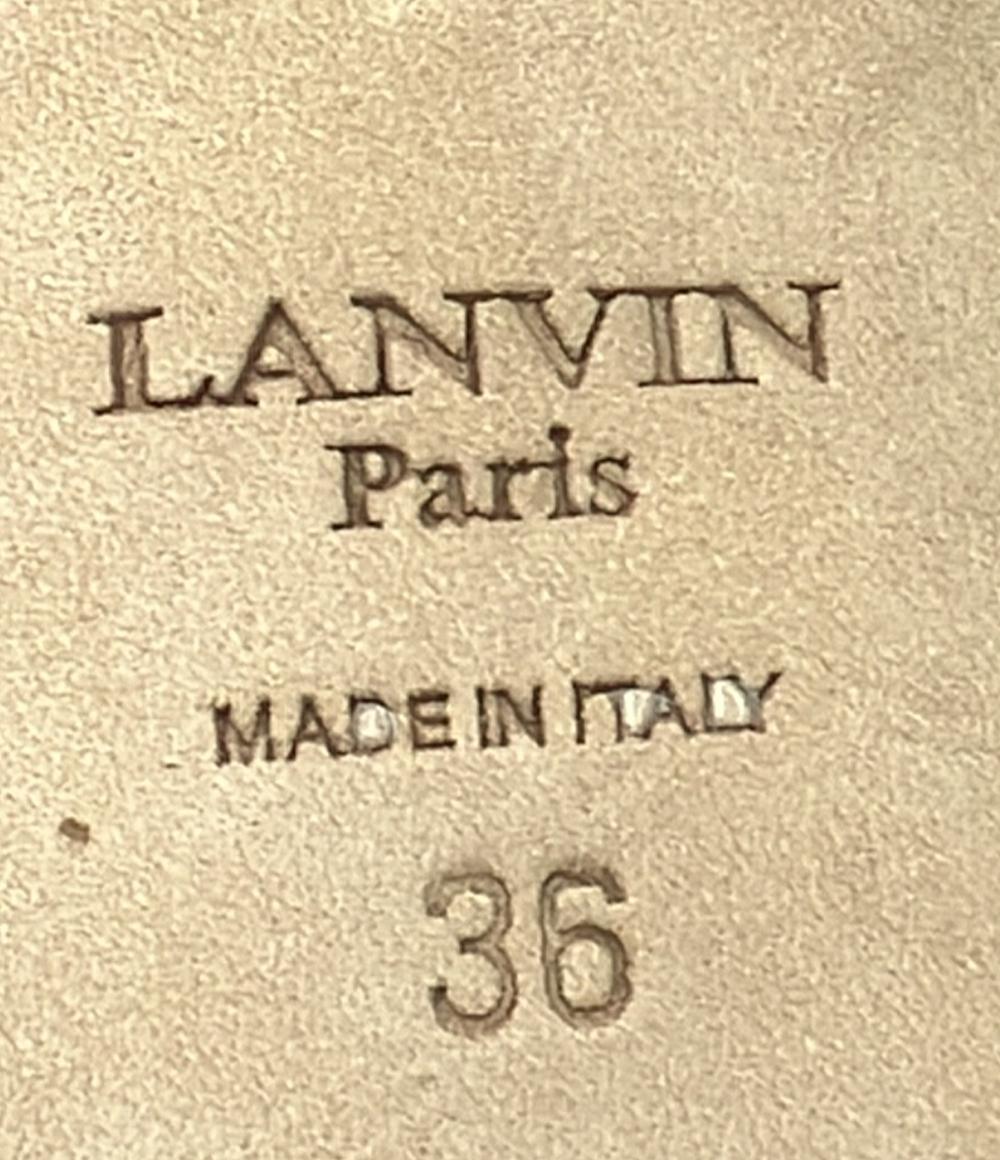 LANVIN アンクルレースアップサンダル ミュール タッセル レディース SIZE 36 (23.5cm) ランバン
