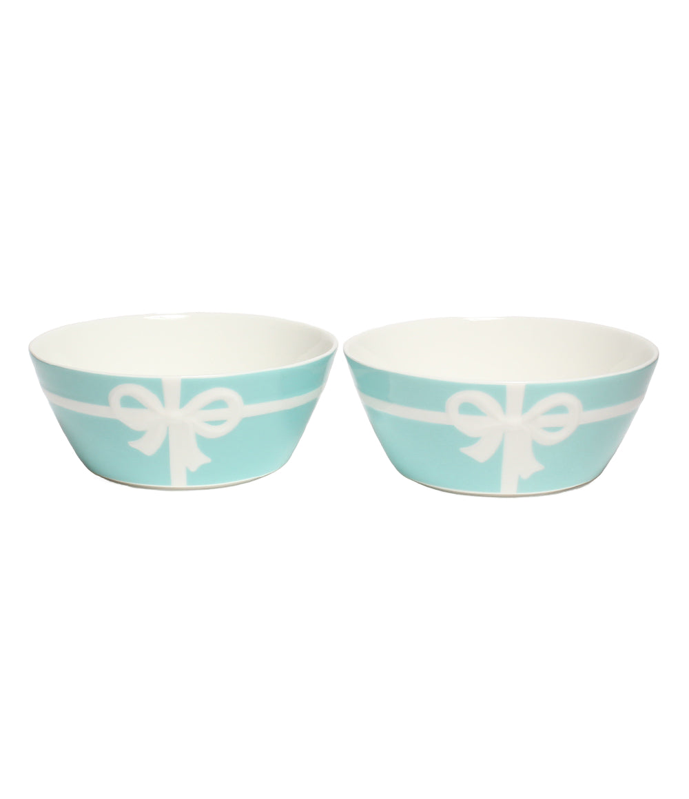美品 Tiffany & Co. ボウル 皿 2点セット 14cm ブルーボックス ティファニー