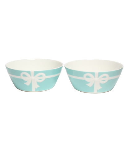 美品 Tiffany & Co. ボウル 皿 2点セット 14cm ブルーボックス ティファニー