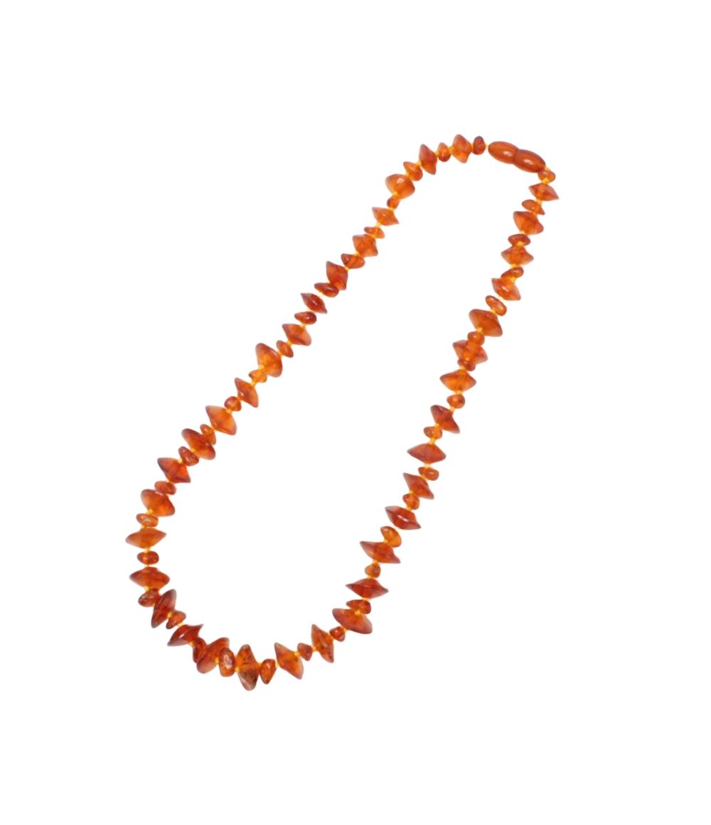 ネックレス 琥珀5-17mm レディース