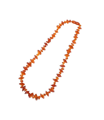 ネックレス 琥珀5-17mm レディース