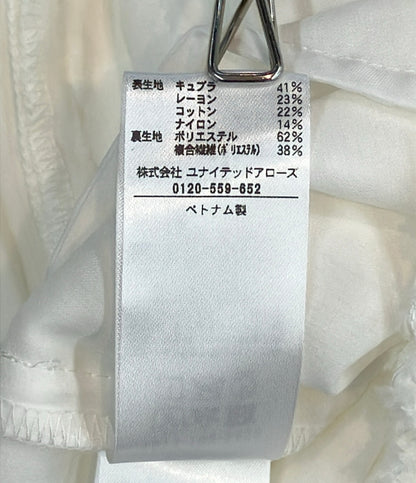 UNITED ARROWS ペイズリー ジャカード シャーリング ワイドパンツ レディース SIZE 38 ユナイテッドアローズ