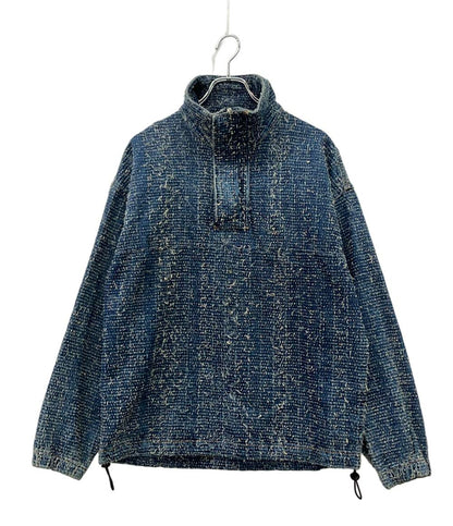 DIESEL D-FLOW ハーフジップ ジャケット デニム メンズ SIZE S ディーゼル