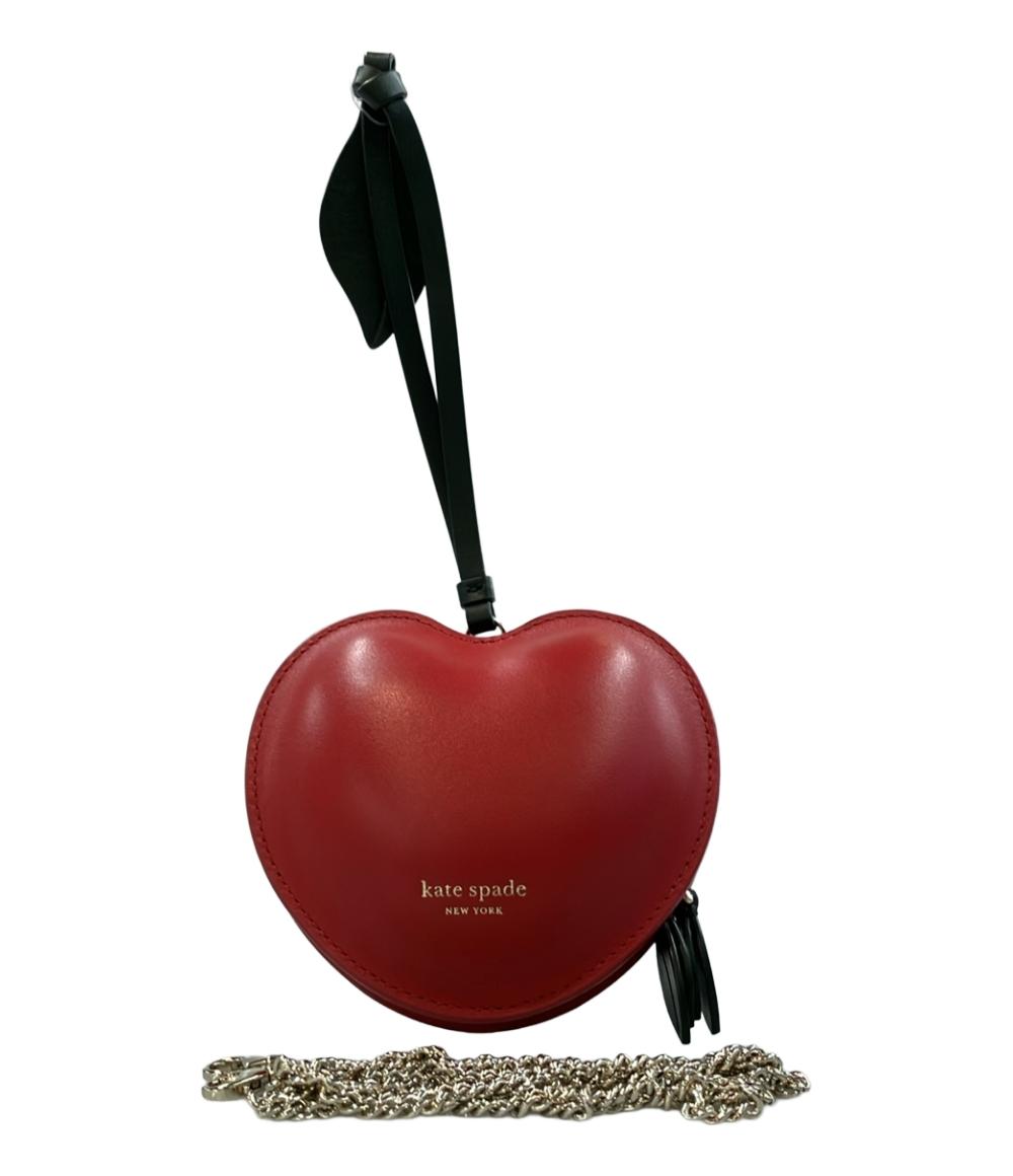 美品 ケイトスペード チェーンショルダーバッグ チェリー レディース Kate Spade