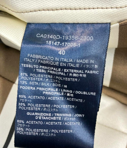 美品 ヘルノ ノーカラーコート レディース SIZE 40 (S) Herno