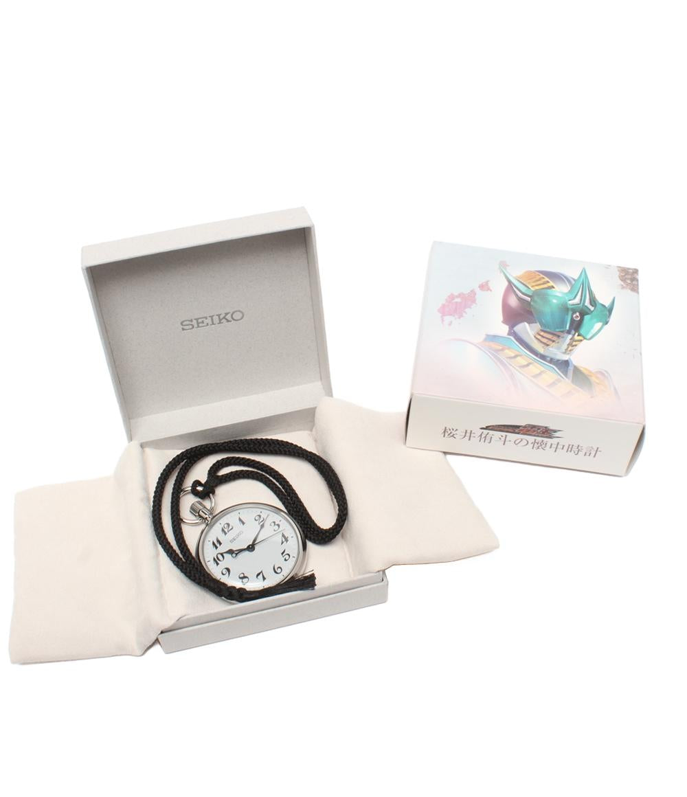 美品 SEIKO 懐中時計 桜井侑斗 仮面ライダー電王 クオーツ 7C21-0AA0 レディース メンズ セイコー