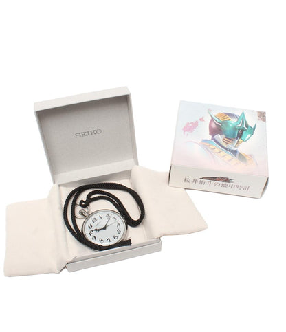 美品 SEIKO 懐中時計 桜井侑斗 仮面ライダー電王 クオーツ 7C21-0AA0 レディース メンズ セイコー