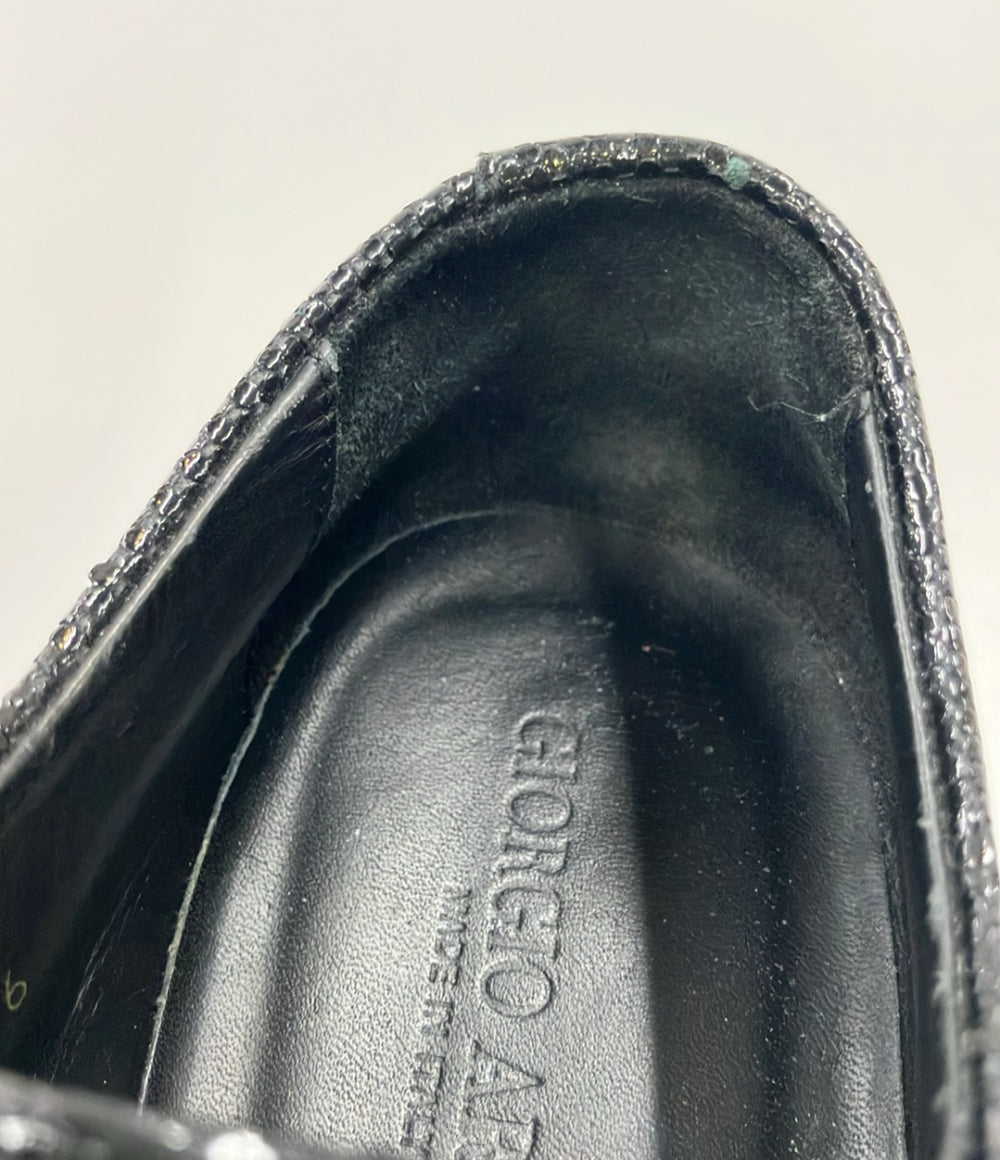 GIORGIO ARMANI ドレスシューズ リザード型押し メンズ SIZE 6 1/2 ジョルジオアルマーニ