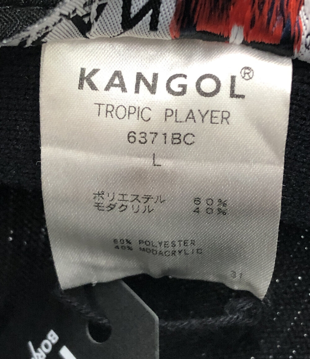 カンゴール 美品 ニット中折れ帽 TROPIC PLAYER     6371BC メンズ SIZE L (L) KANGOL