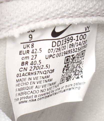 美品 NIKE ハイカットスニーカー ヴァストグレー ダンク ハイ レトロ DD1399-100 メンズ SIZE 27.0 (L) ナイキ