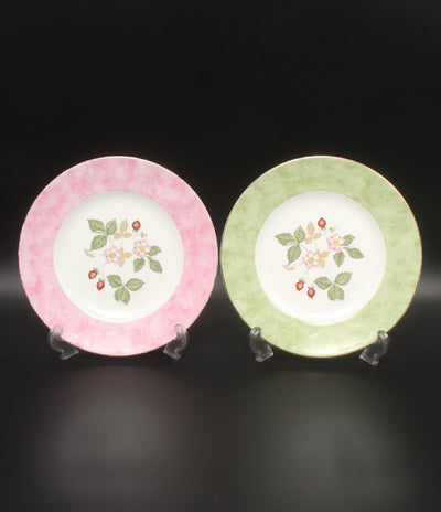 WEDGWOOD プレート 皿 2点セット 21cm ワイルドストロベリー アクセント ウェッジウッド