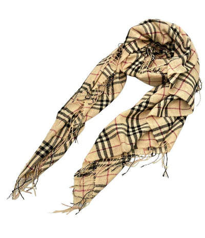 美品 BURBERRY 大判ストール カシミヤ100% ノバチェック レディース