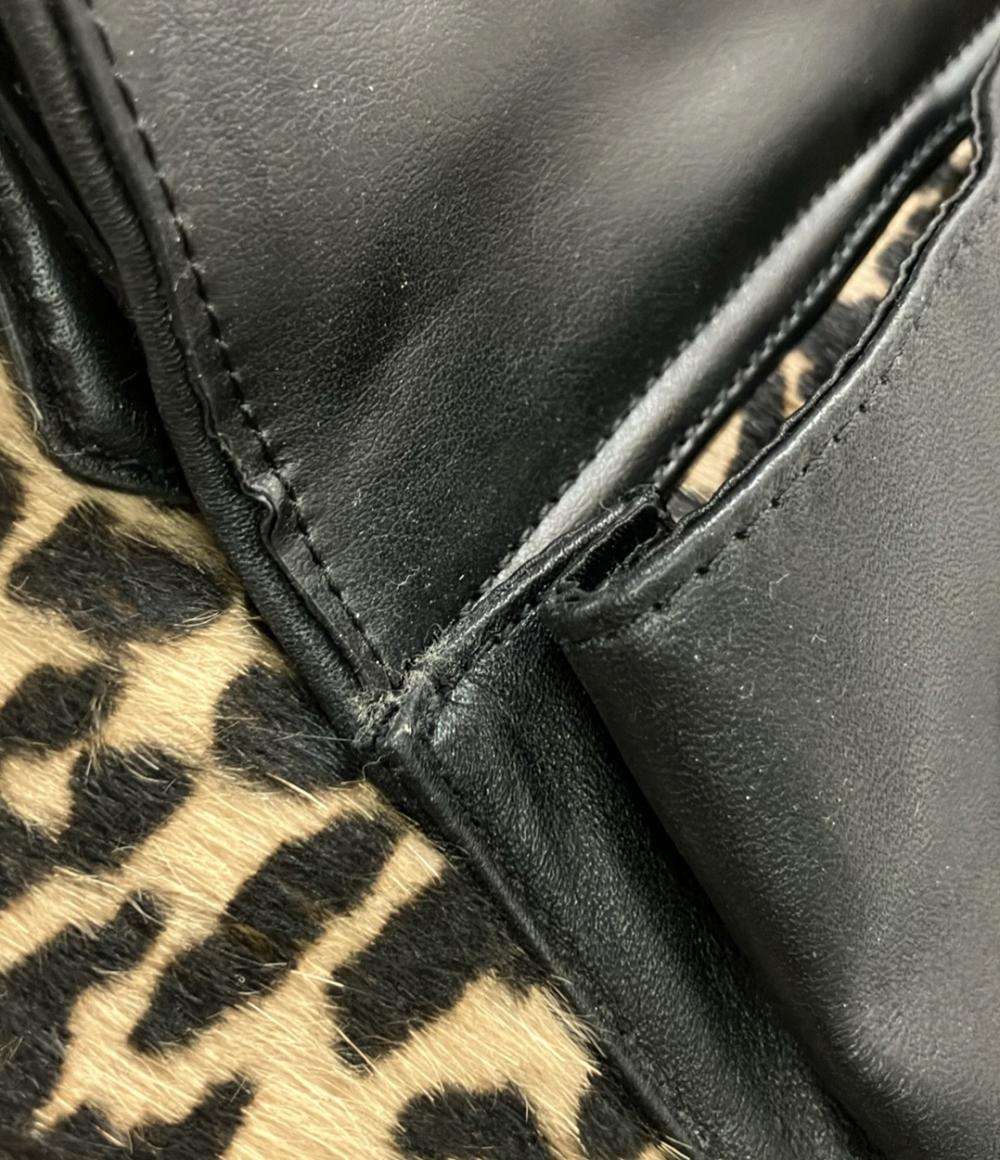 コーチ トートバッグ レオパード ハラコ F31764 レディース COACH