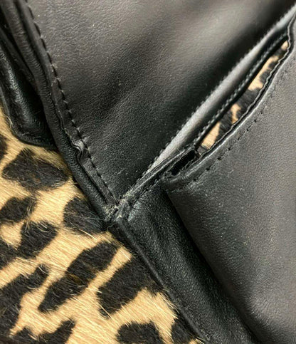 コーチ トートバッグ レオパード ハラコ F31764 レディース COACH