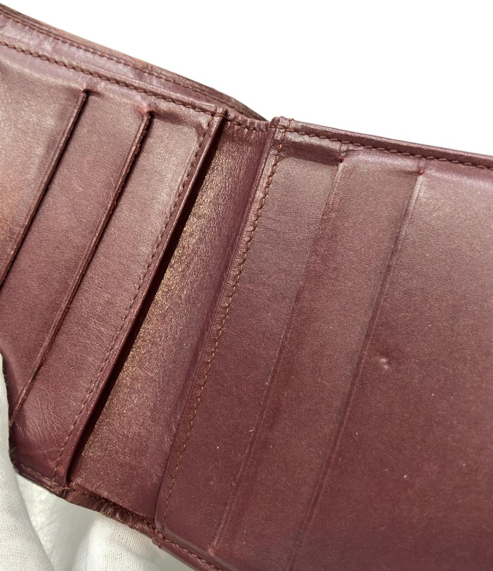 LOUIS VUITTON Wホック 三つ折り財布 モノグラムマット ポルトモネ