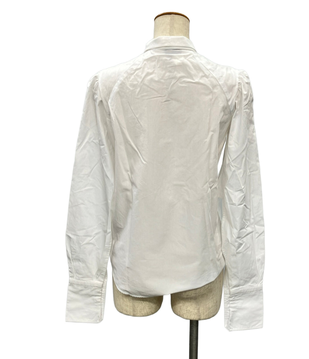 PATOU 長袖シャツ ブラウス リボン ボウタイ 24A BL034-0017 レディース SIZE 34 (S) パトゥ