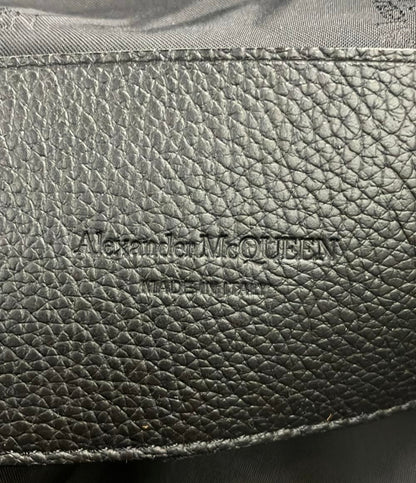 美品 Alexander McQueen トートバッグ デニム レザー メンズ アレキサンダーマックイーン
