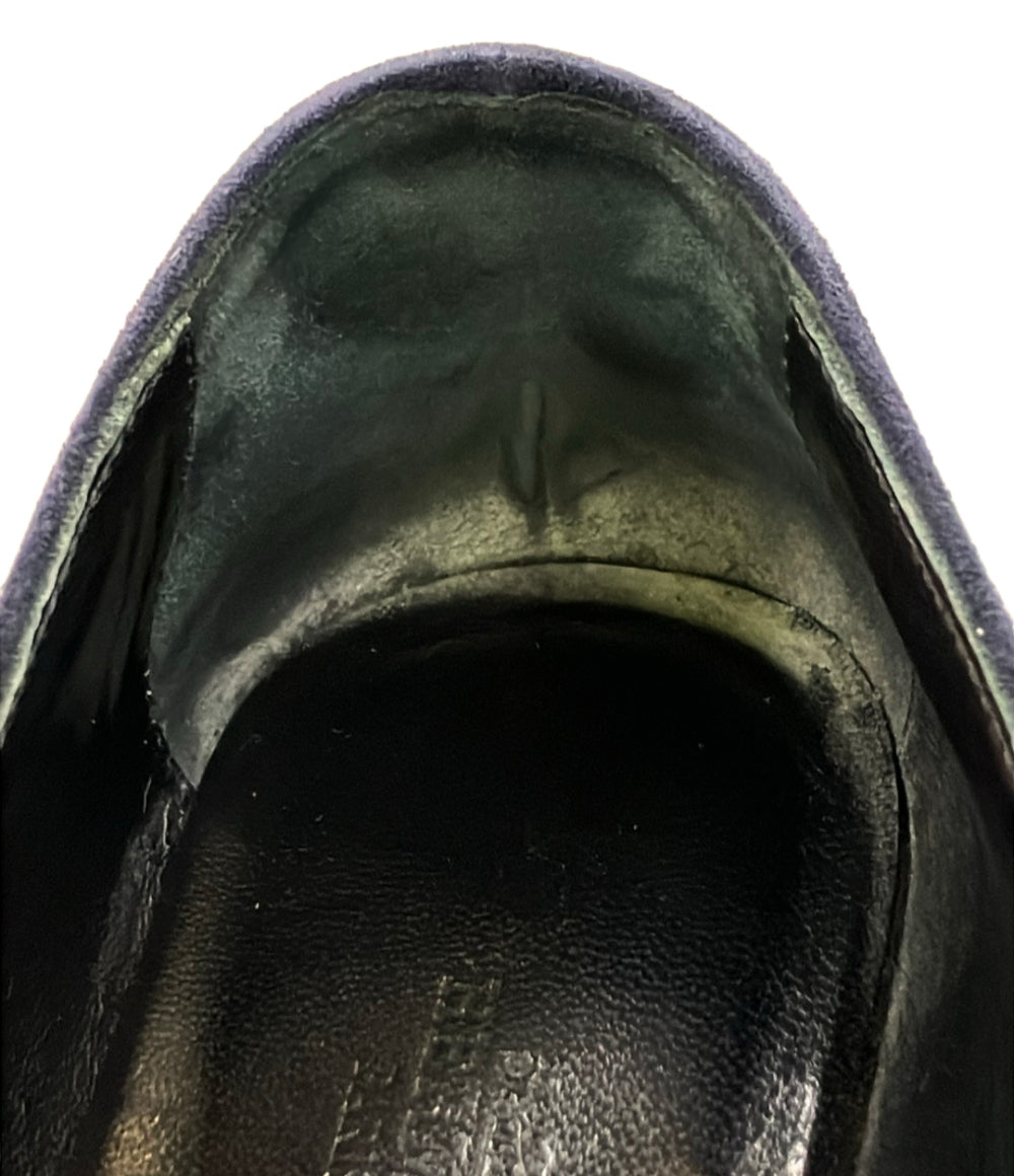 訳あり HERMES フラットシューズ スエード レディース SIZE 36 1/2 エルメス