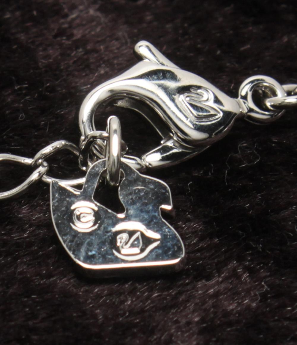 美品 SWAROVSKI ネックレス LUCKILY EVIL EYE イーブルアイモチーフ