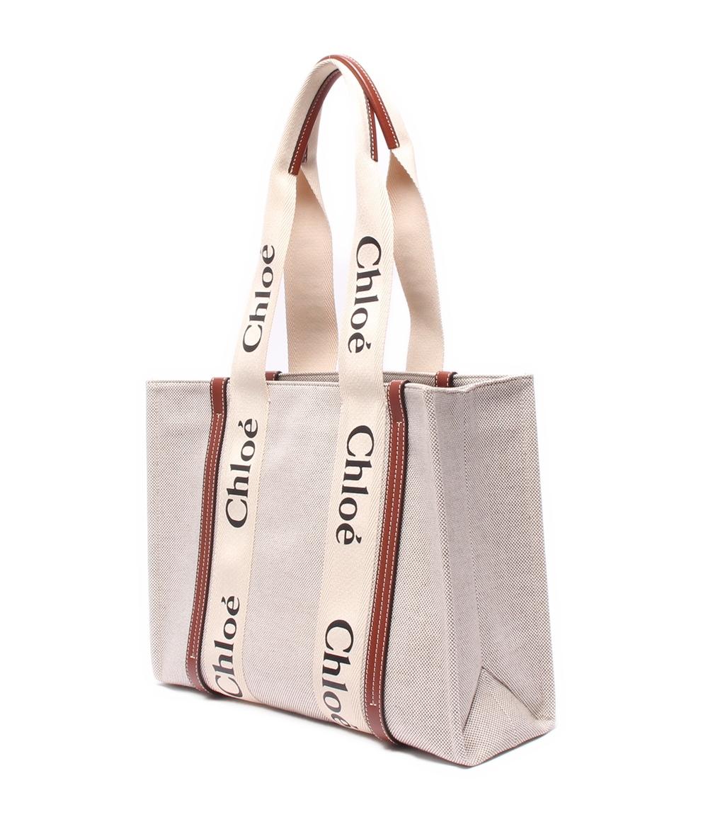 美品 クロエ トートバッグ WOODY CHC21US383E6690U レディース Chloe  