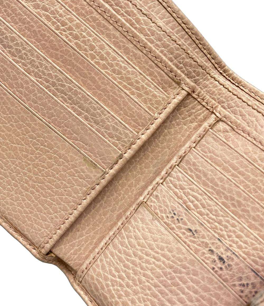 GUCCI Wホック二つ折り財布 GGマーモント 456122 496334 レディース グッチ