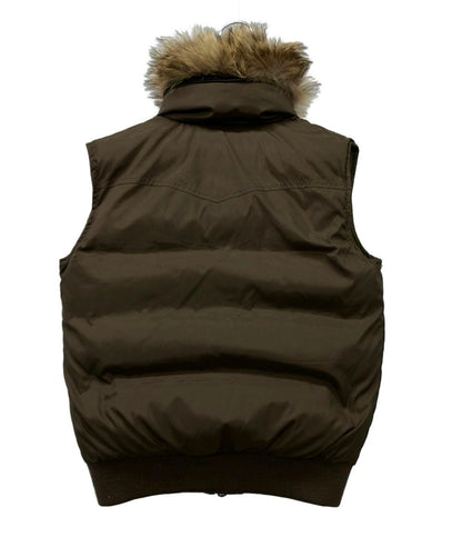 RALPH LAUREN ダウンベスト ファー付き ダブルジップ VRRLLW2360 レディース SIZE 7 (S) ラルフローレン
