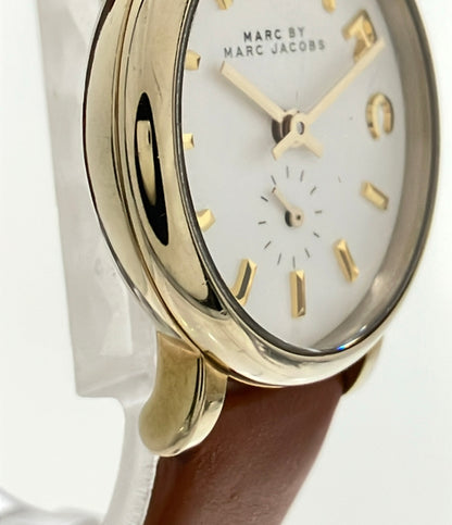 MARC BY MARC JACOBS 腕時計 クオーツ ホワイト MBM1317 レディース マークバイマークジェイコブス