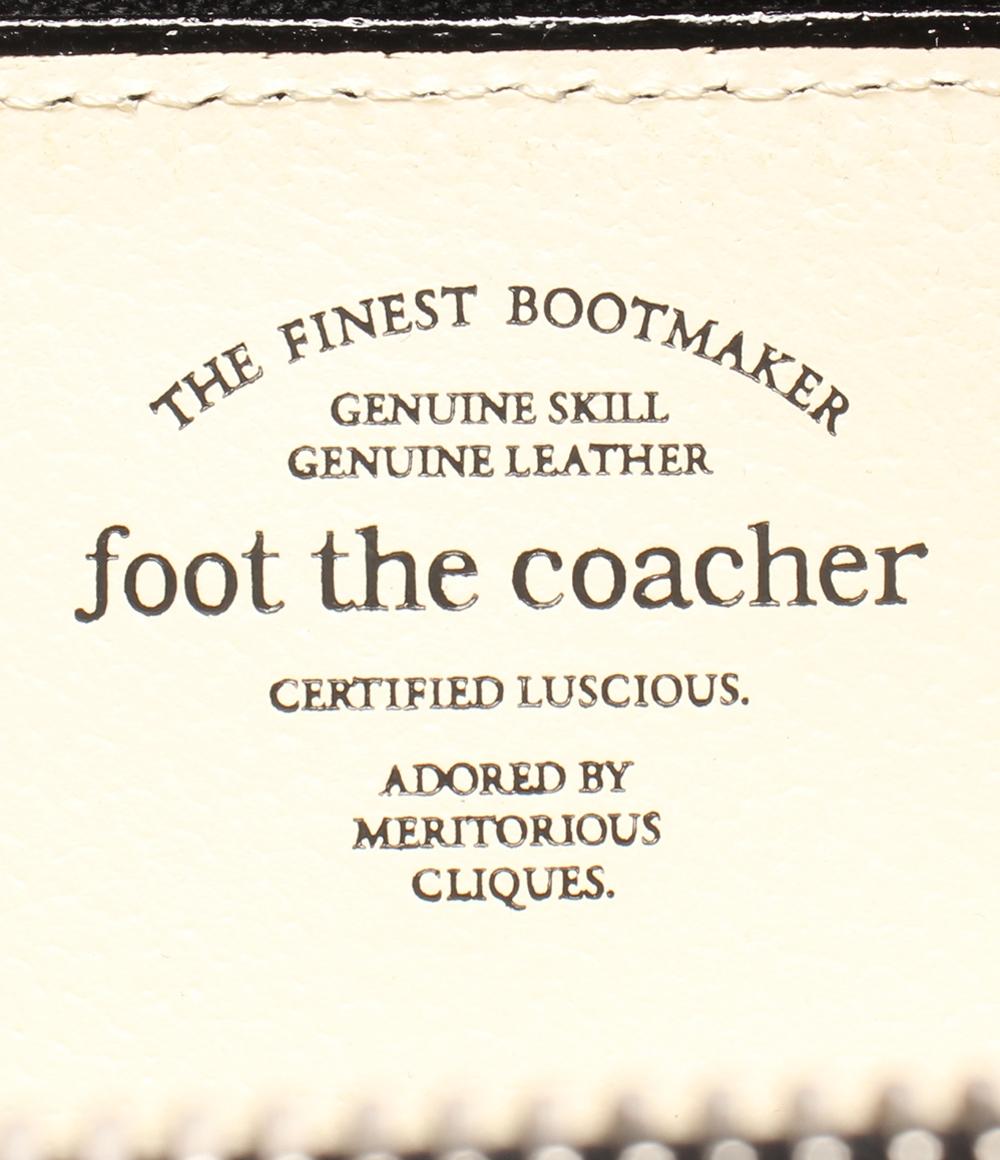 美品 フットザコーチャー ラウンドファスナー財布 メンズ foot the coacher