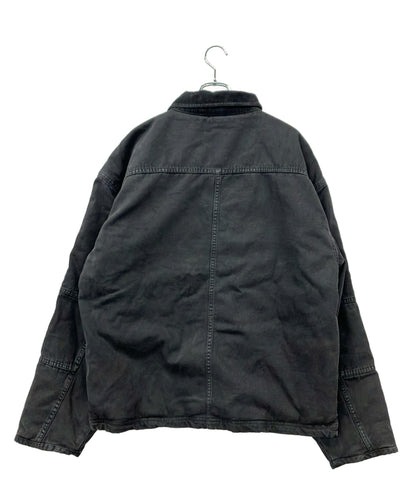STUSSY ウォッシュド キャンバス ショップ ジャケット メンズ SIZE XL ステューシー