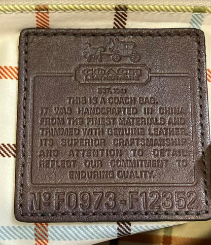 COACH トートバッグ ハンドバッグ シグネチャー F12352 レディース コーチ