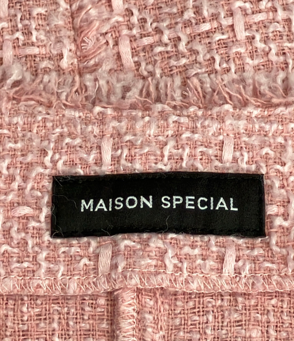 MAISON SPECIAL ツイードフリンジベスト レディース SIZE FREE (M) メゾンスペシャル
