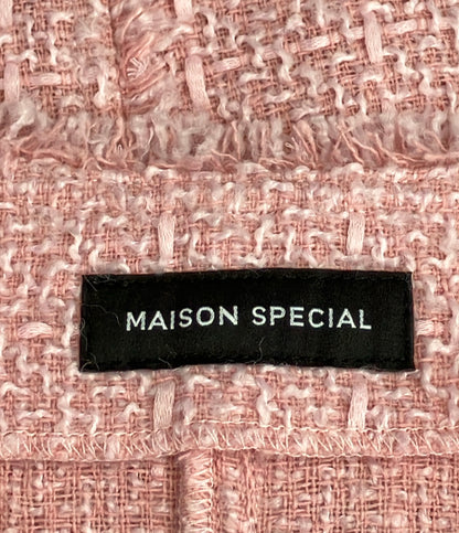 MAISON SPECIAL ツイードフリンジベスト レディース SIZE FREE (M) メゾンスペシャル