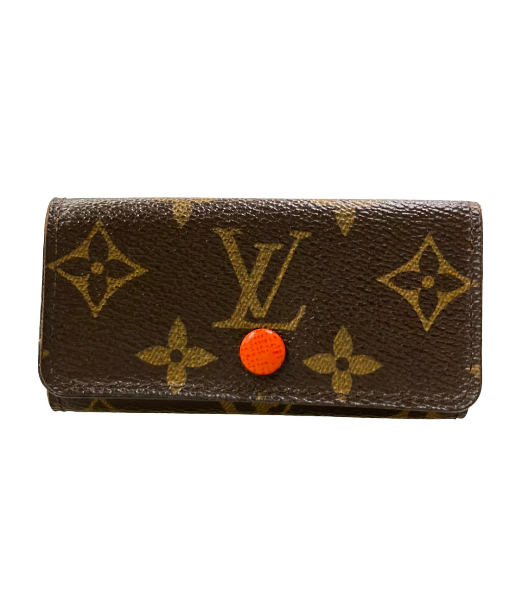 LOUIS VUITTON 4連キーケース ミュルティクレ4 モノグラム M60706 レディース ルイ・ヴィトン
