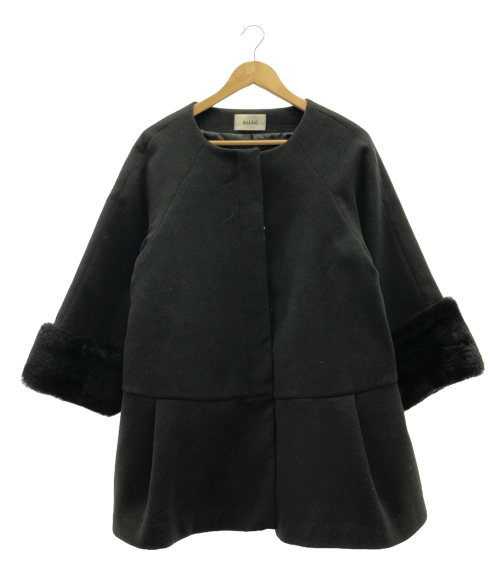 美品 スナイデル ノーカラーコート レディース SIZE F (F) snidel