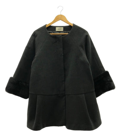 美品 スナイデル ノーカラーコート レディース SIZE F (F) snidel