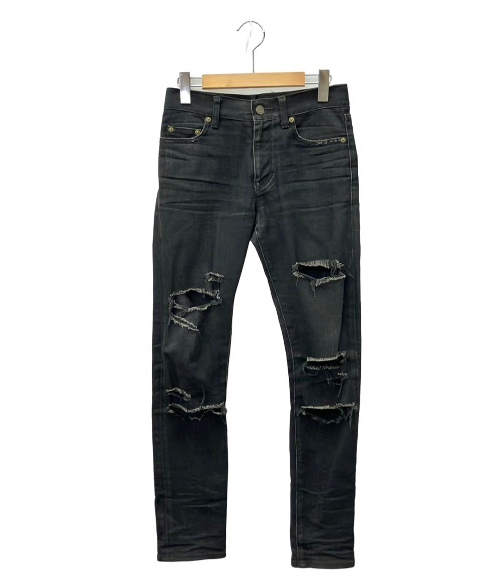 サンローランパリ デニムパンツ ダメージ加工 レディース SIZE 26 (M) SAINT LAURENT PARIS