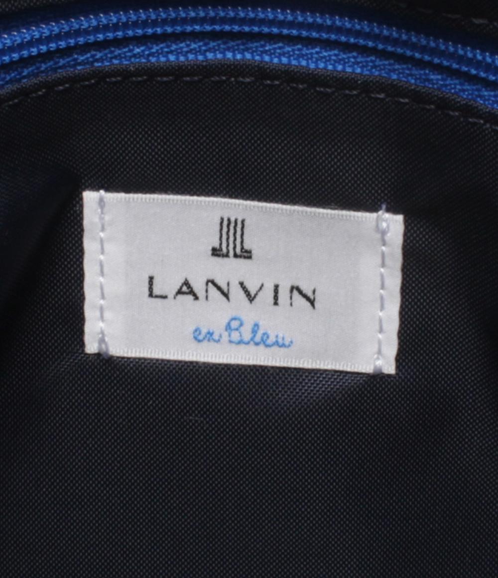 美品 ランバンオンブルー ショルダーバッグ 斜め掛け メンズ LANVIN en Bleu