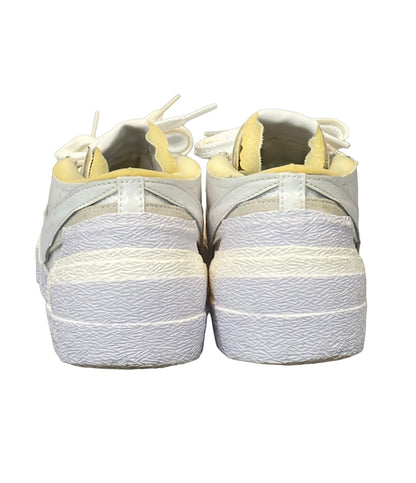 NIKE Sacai ローカットスニーカー Blazer Low White Patent Leather DM6443-100 メンズ SIZE 26.5 ナイキ サカイ