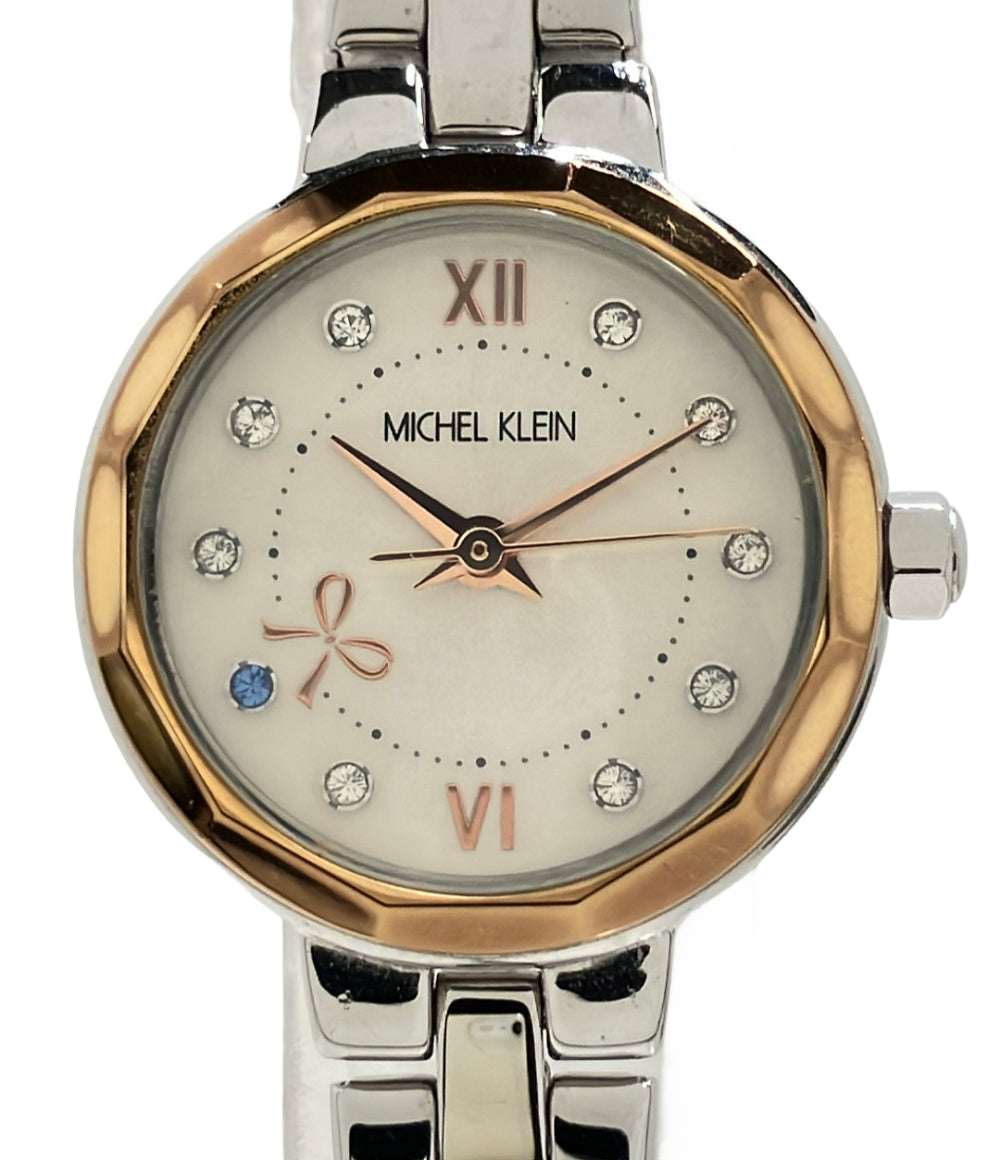MICHEL KLEIN 腕時計 クオーツ シルバー 1N01-KZ40 レディース ミッシェルクラン