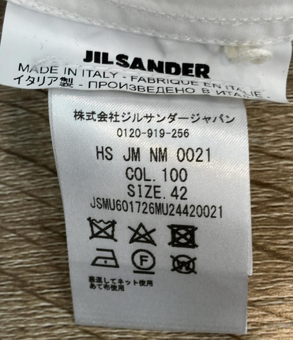 JIL SANDER 半袖シャツ 22SS レギュラーカラー ボックスシルエット JSMU601726MU24420021 メンズ SIZE 42 (XL) ジルサンダー