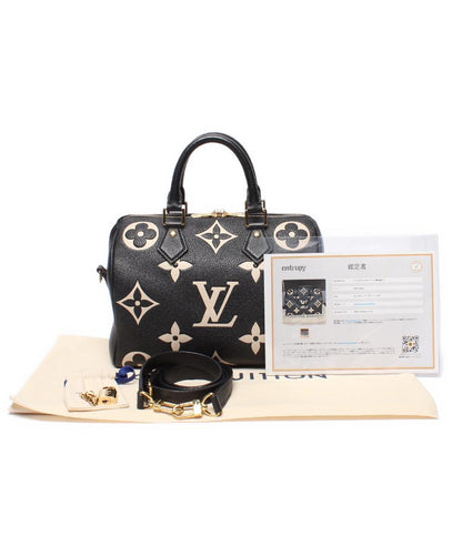LOUIS VUITTON 2way ハンドバッグ ショルダーバッグ ミニボストン スピーディ･バンドリエール 25 モノグラムアンプラント M58947 レディース