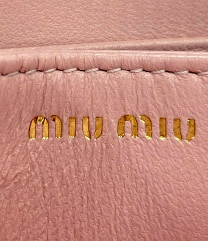 美品 MiuMiu コインケース カードケース マテラッセ マトラッセ レディース ミュウミュウ