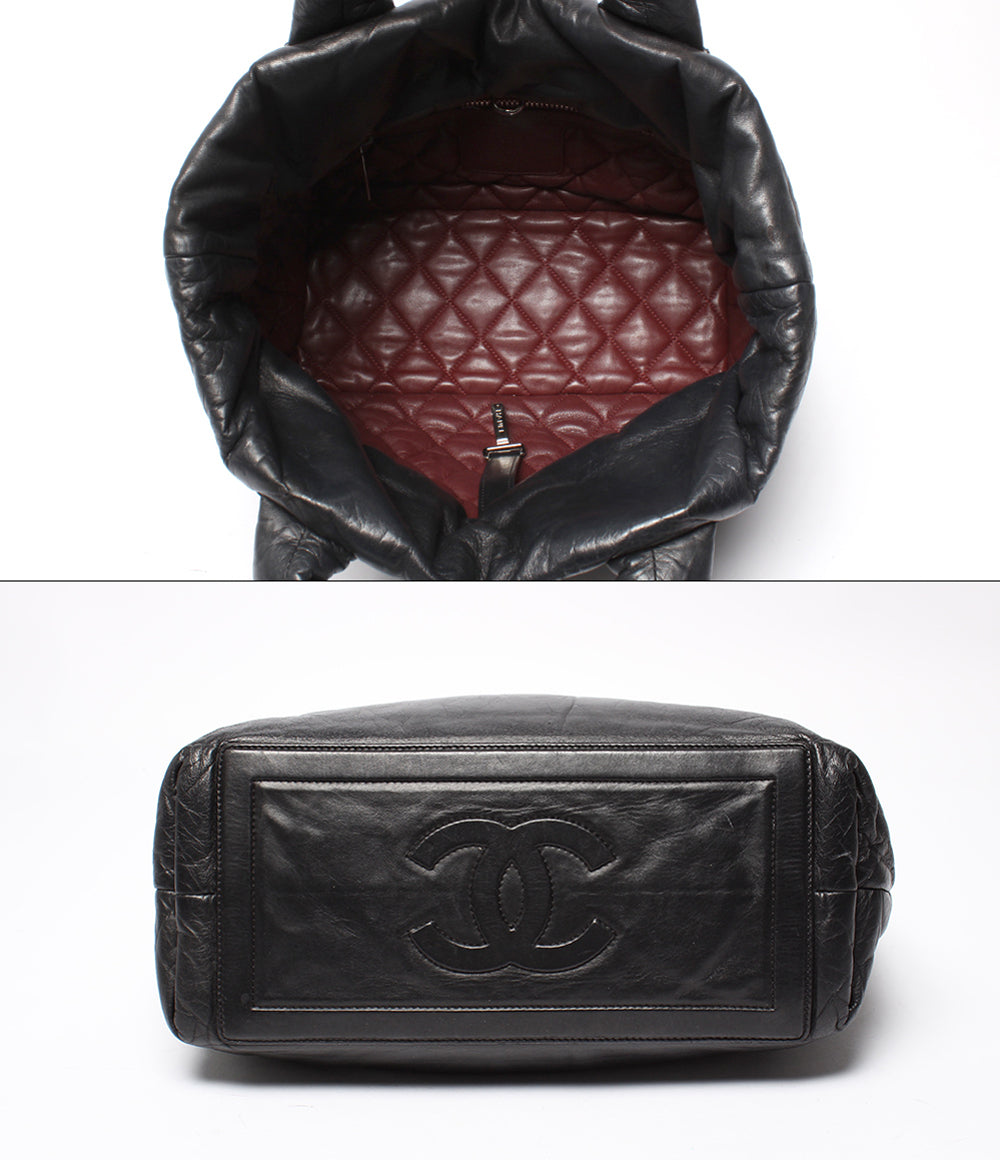 CHANEL トートバッグ ショルダーバッグ 肩掛け シルバー金具 13番台 コココクーン レディース シャネル