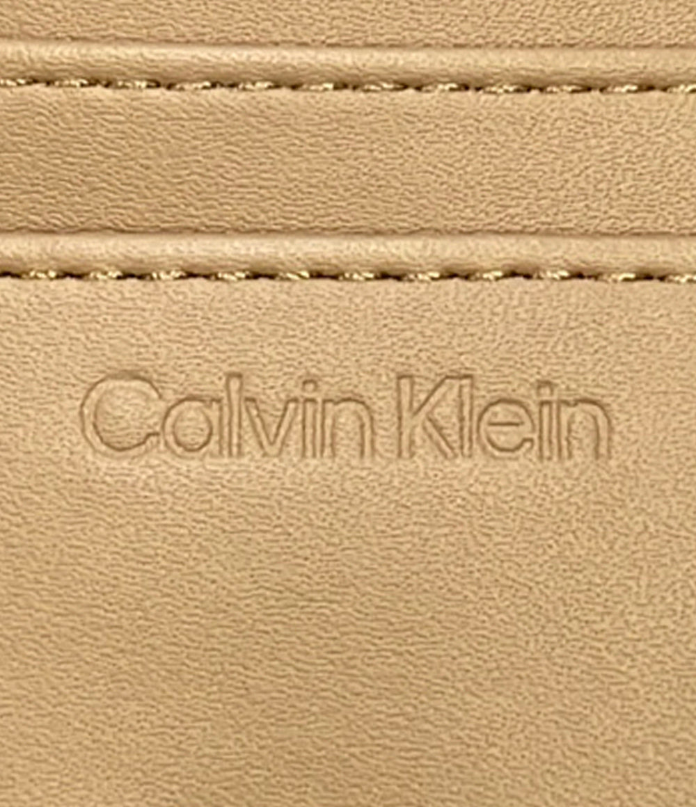 Calvin klein ラウンドファスナー二つ折り財布 メンズ レディース カルバンクライン